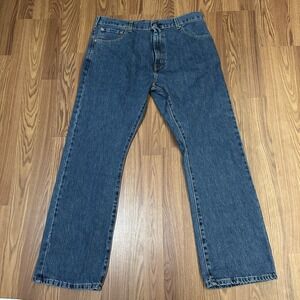 Levi's 517 Men's 36x30 Bootcut Jeans Medium Wash Denim 5 Pocket 100% Cotton Fade